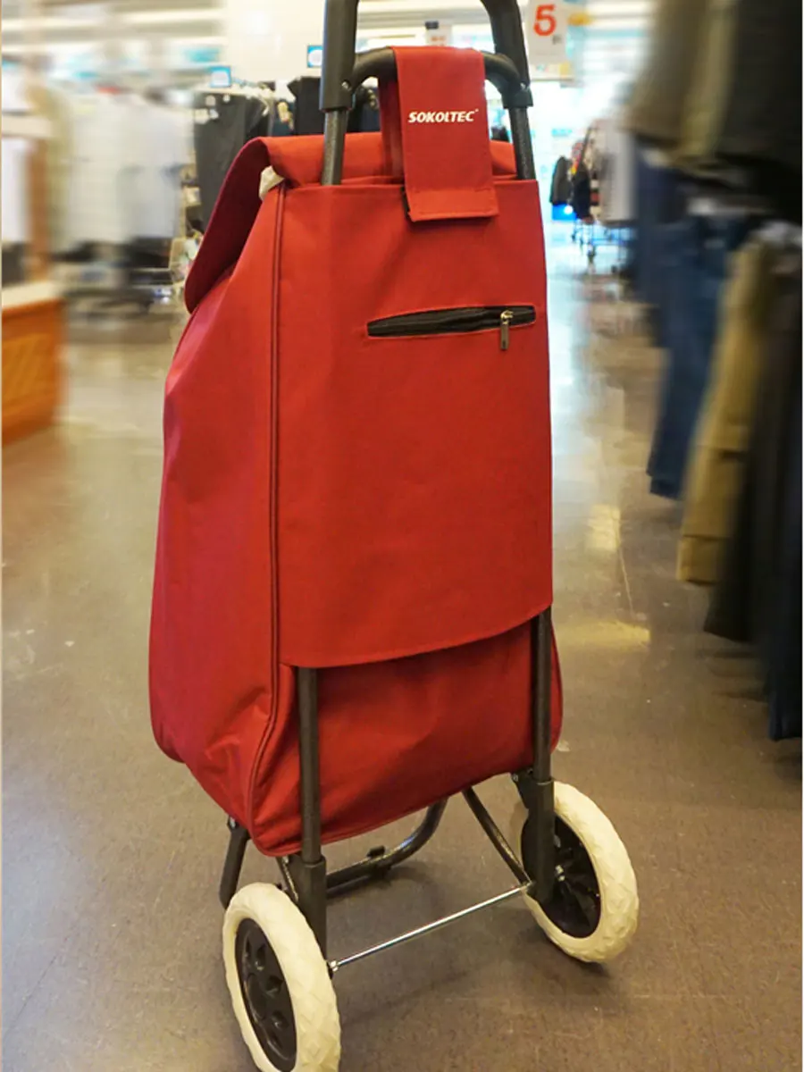 Сумка тележка SOKOLTEC хозяйственная на колесах|Тележки для покупок| |