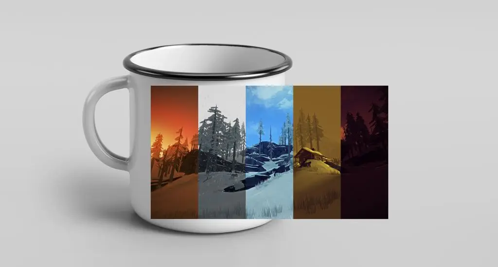 Кружка металлическая эмалированная The Long Dark Лонг Дарк №5|Кружки| |
