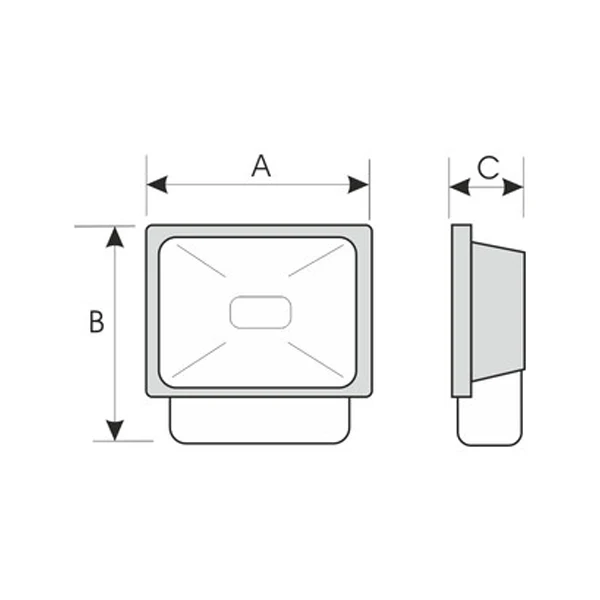 Светодиодный Внешний фокус электро DH защита IP65 230 В переменного тока мощность 20