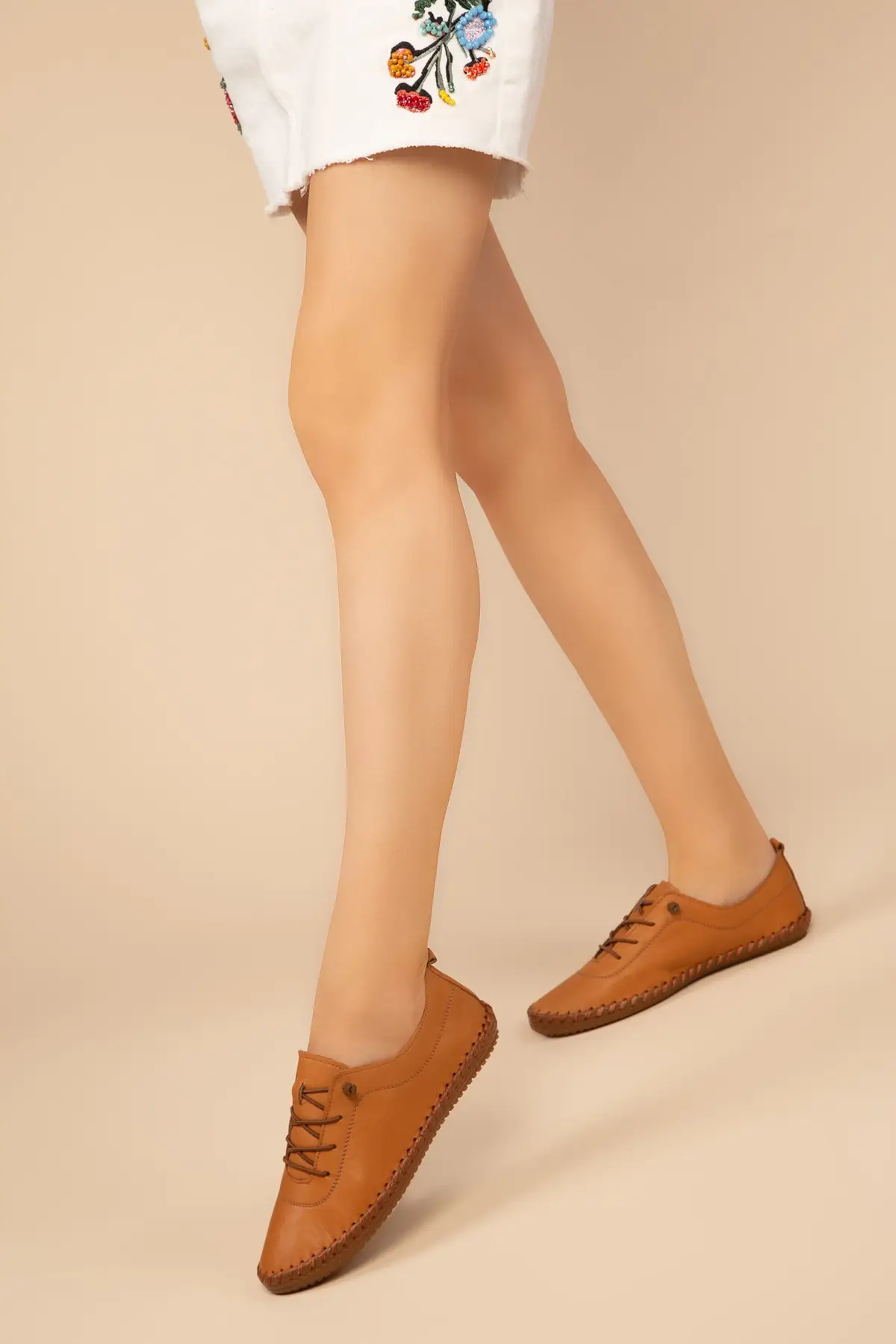 SOHO/Модные женские кожаные туфли на плоской подошве Высококачественная Женская