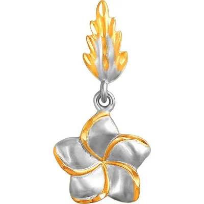 ЭСТЕТ Подвеска из серебра с позолотой|Подвески| |