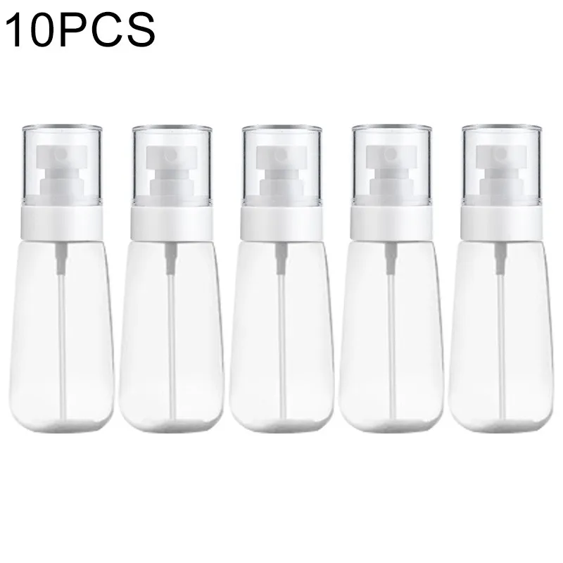 Bottle for cosmetic Transparent and 10 PCS Portable Rechargeable plastic Fine mist perfume spray bottle Vapor |