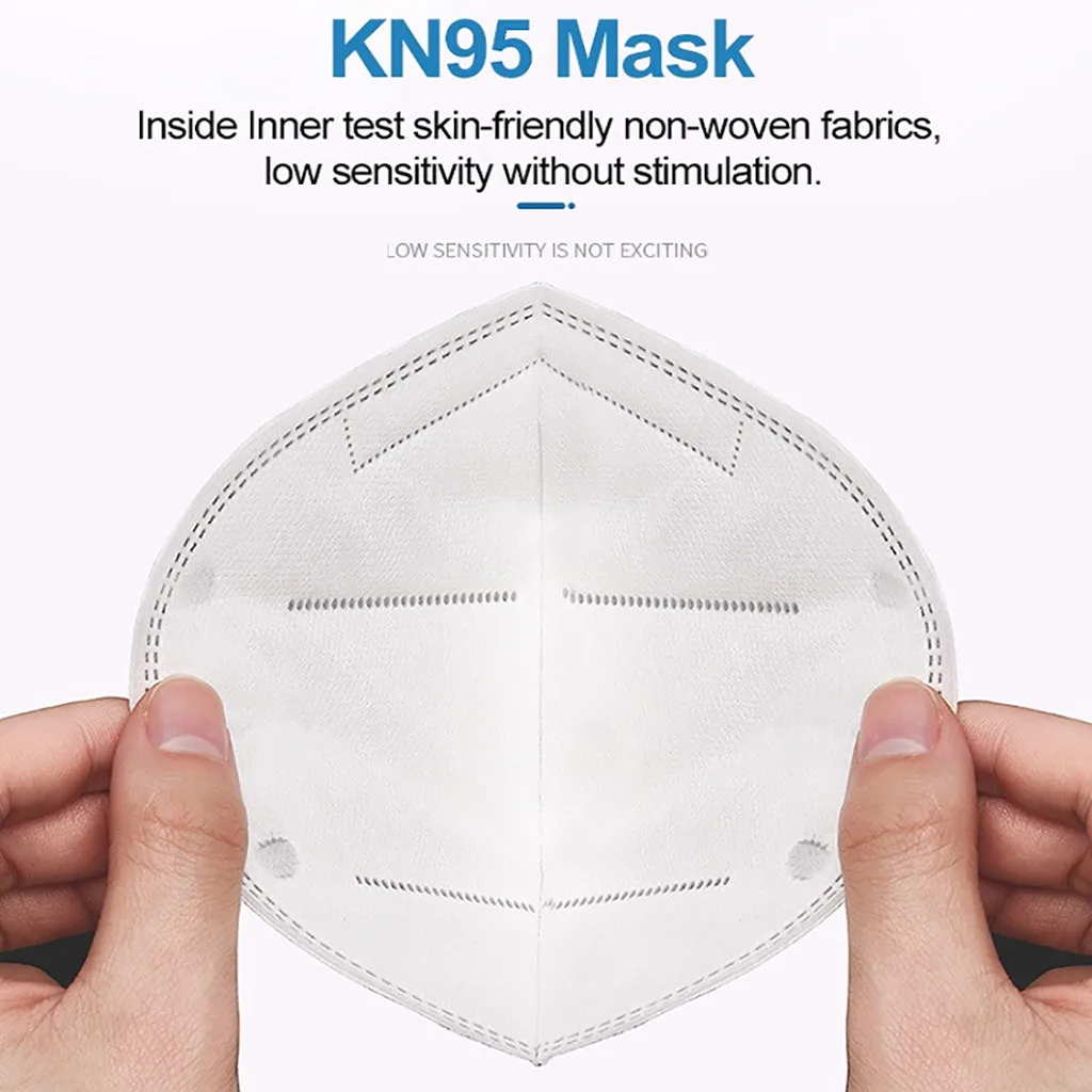 100pc ffp2mask kn95 mask Breathable 3D Design mascarilla fpp2 homologada in stock fast ship mascarillas for women men | Безопасность и