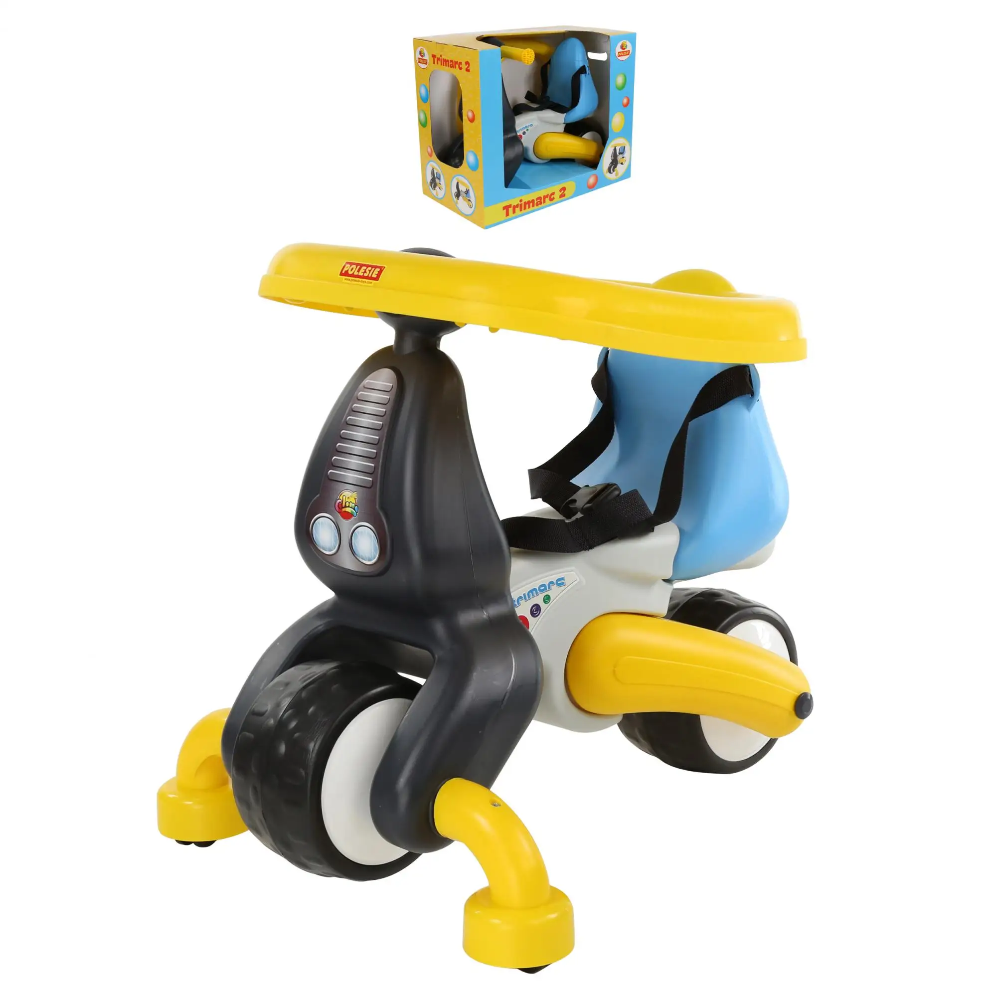 Каталка &quotТримарк&quot №2 с панелью (в коробке)|Каталки-пушкары машинки| |