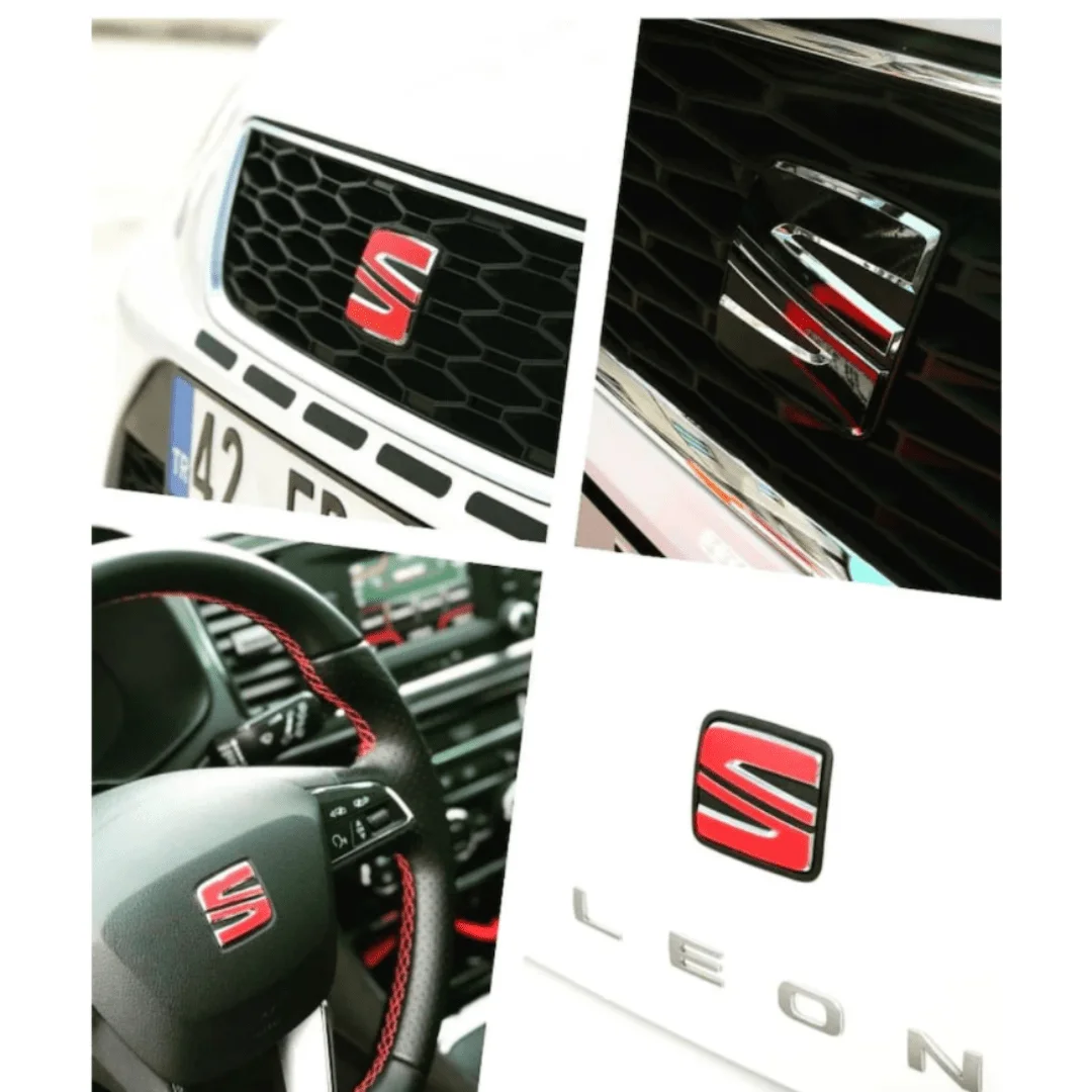 Наклейка с логотипом для Seat Leon MK3 5F Набор наклеек голограммой карбоновая эмблема