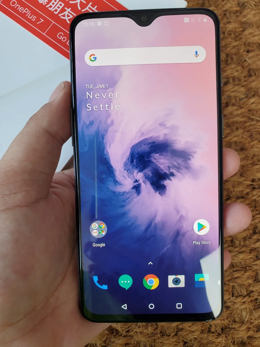 Мобильный телефон OnePlus 7 с глобальной прошивкой 6,41 дюймов 8 ГБ+ 256 ГБ Восьмиядерный процессор Snapdragon 855 Android 9,0 3700 МП мАч NFC Смартфон