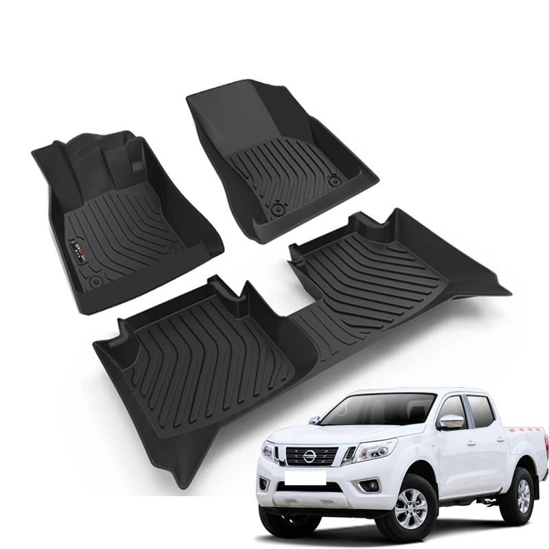 

Car Floor Rubber Mats For Nissan Navara D40 2007 2008 2009 Women Carpet Rugs Pads Full Set Interior Details Auto Accessories