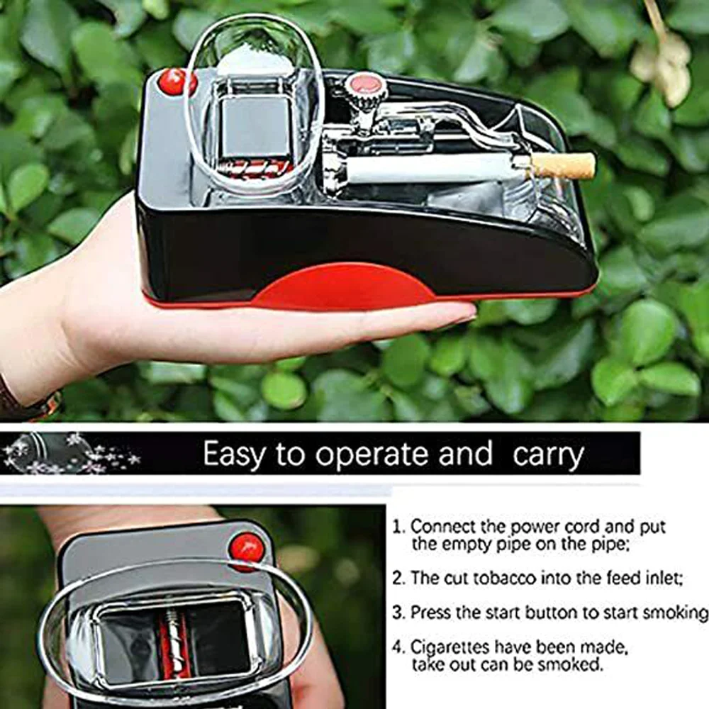 

Cigarette Maker Full Automatic Cut Tobacco Home Cigarette Maker Hand Cigarette Rolling Machine Injector Maker Tobacco Roller
