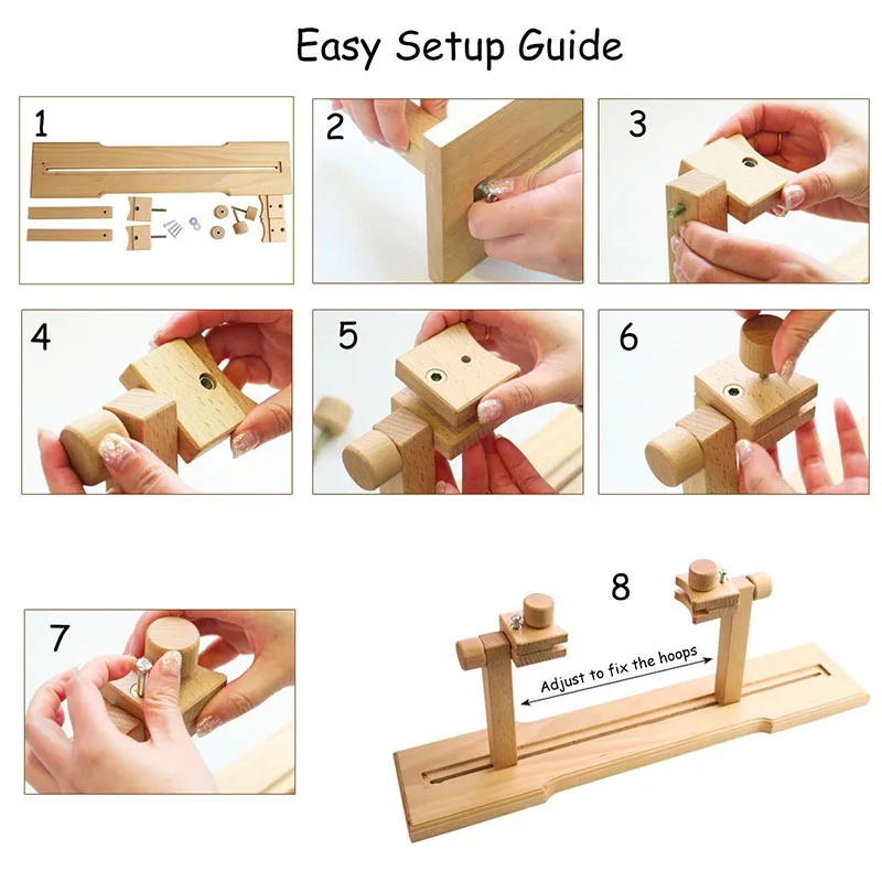 Эргономичные регулируемые пяльцы для вышивания держатель рамок вышивки