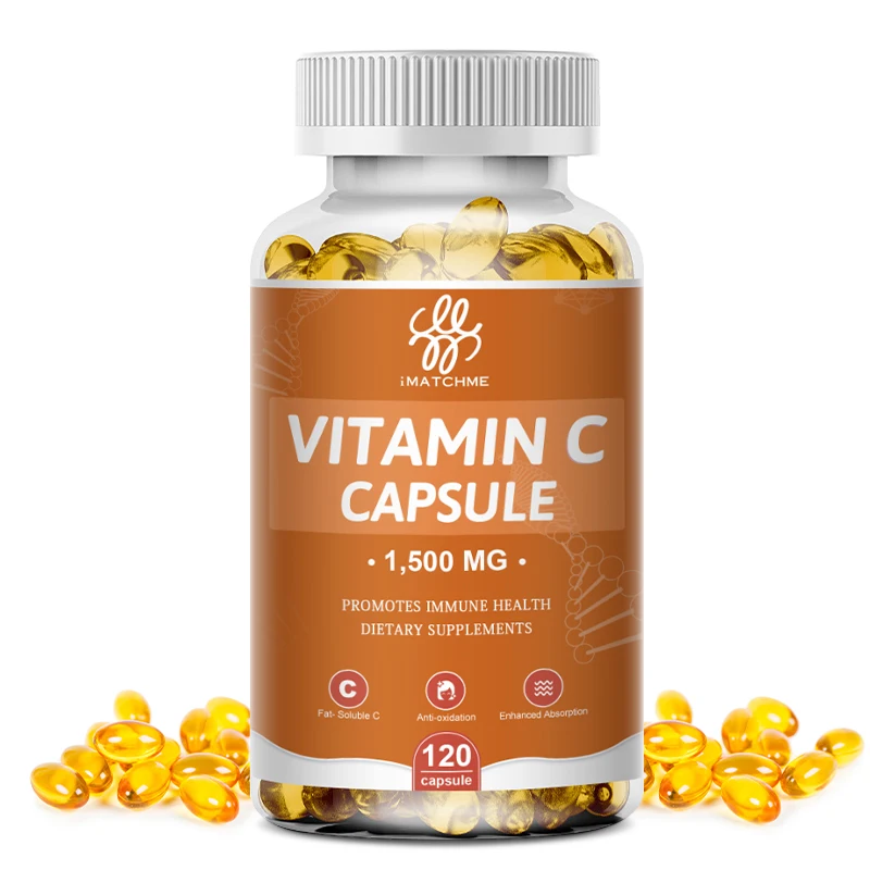 

iMATCHME Vitamin C Capsules VC Supplement Vitamin C Whiten Improve Immunity Anti-aging Slimming Weight Lose Skin Care Product