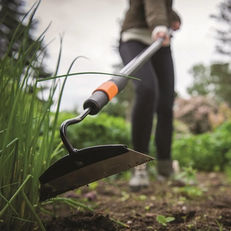 Насадка тяпка Fiskars QuikFit™ (1000677) прочная садовая вилка и мотыга цветочный