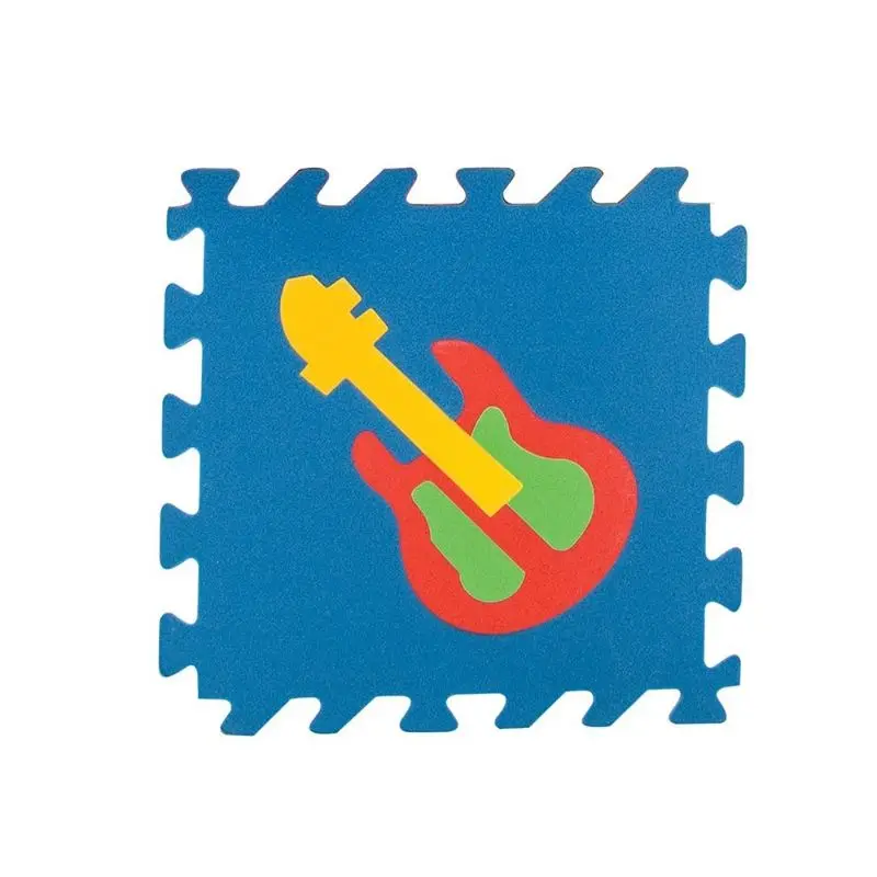 Детский игровой коврик развивающий мягкий мат для музыкальных инструментов 9 шт.