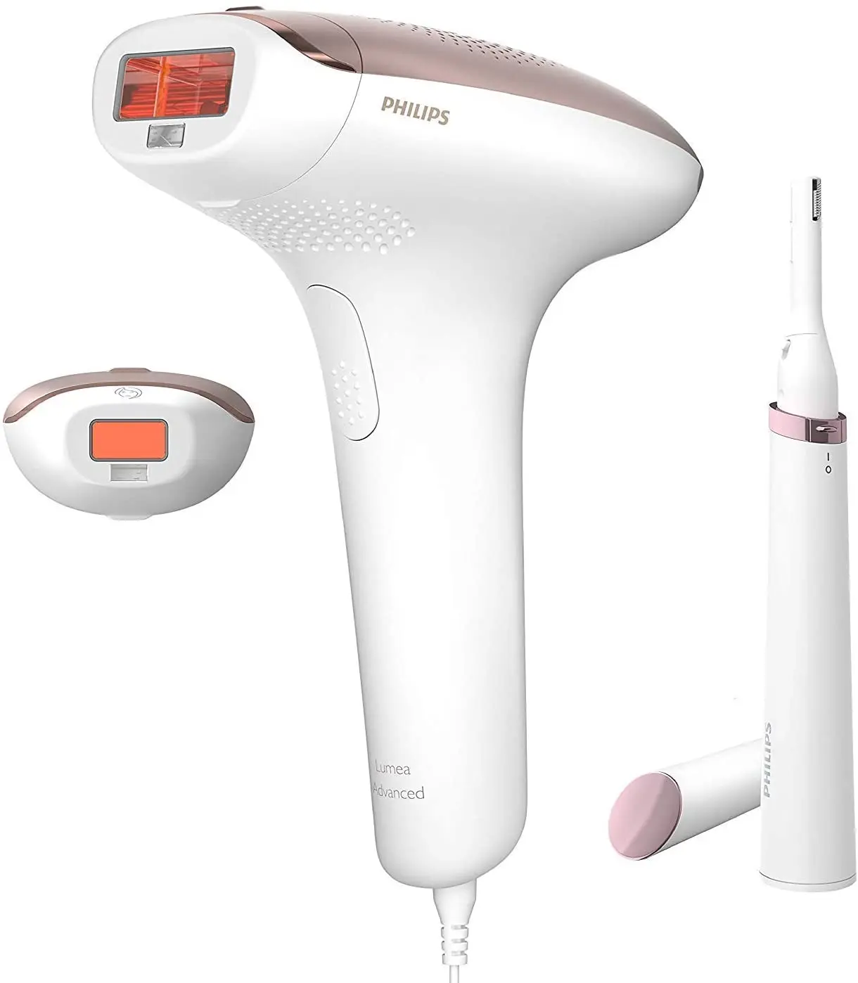 

Laser Hair Removal Philips Bri921/00 Lumea Advanced Ipl Hair Removal Tool - Satin Compact Pen with Trimmer Gift