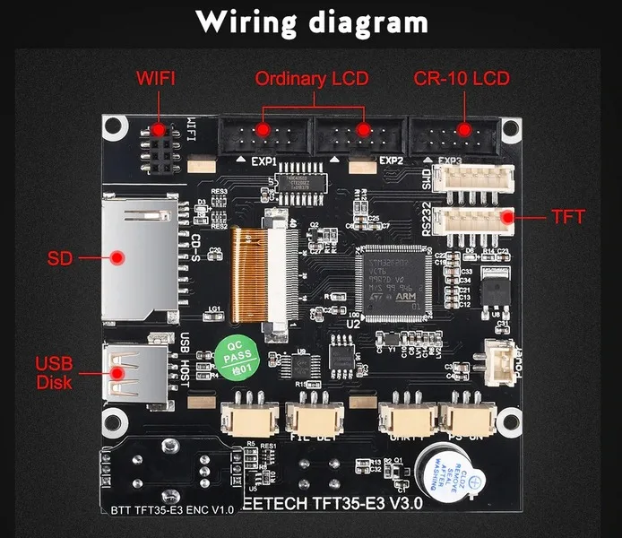 Дисплей сенсорный 32 бит Bigtreetech TFT35 V3.0 | Компьютеры и офис