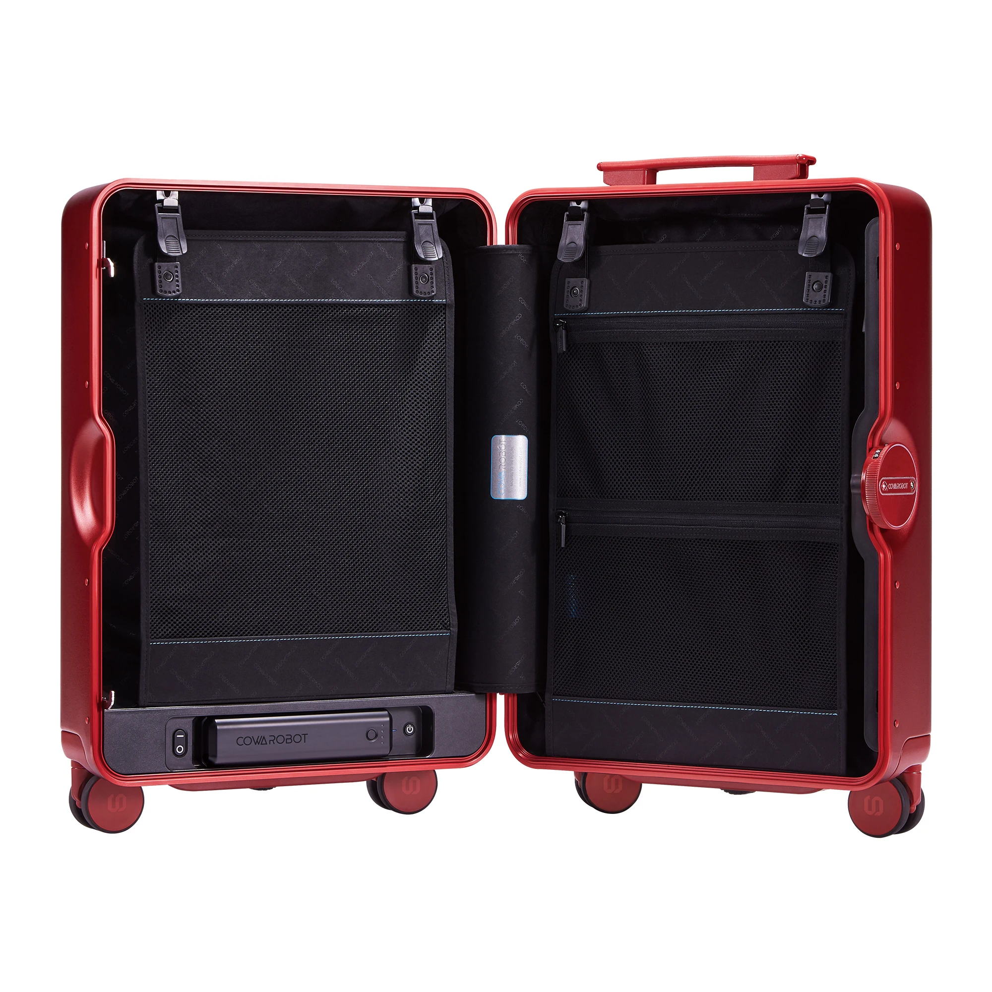 Электронный умный чемодан LEED Luggage Cowarobot красный|Чемоданы| |