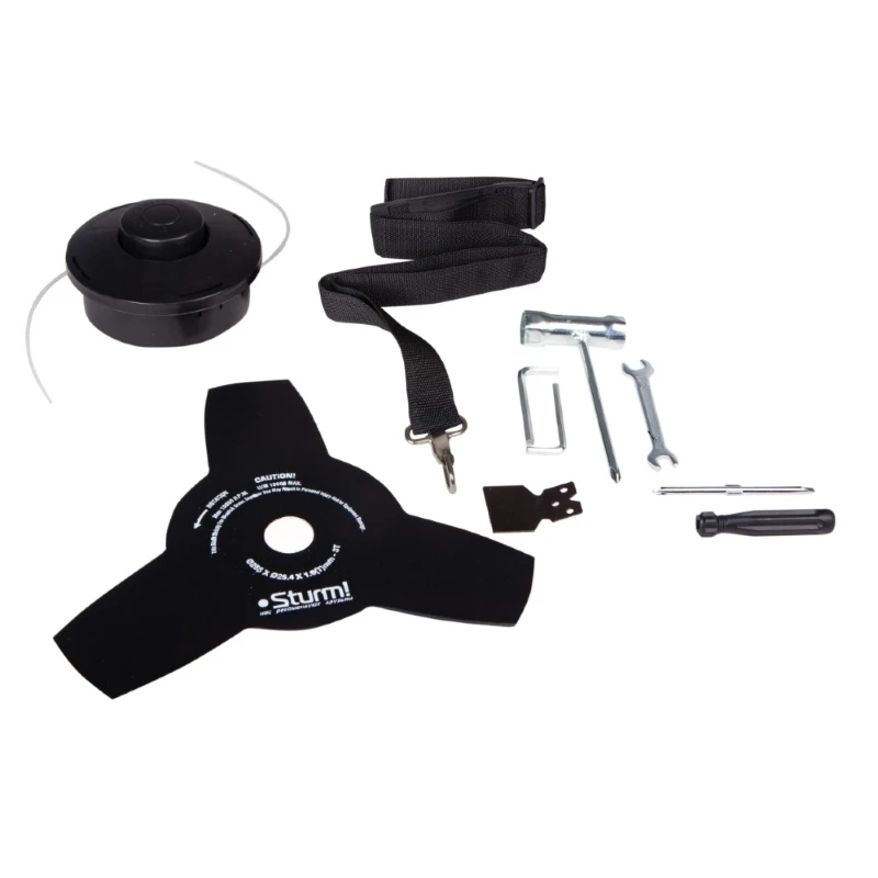 Benzotrimmer Sturm ! 43 cm3 1.35 kW / 1.8 HP disc line split. barbell home garden tools instruments | Инструменты