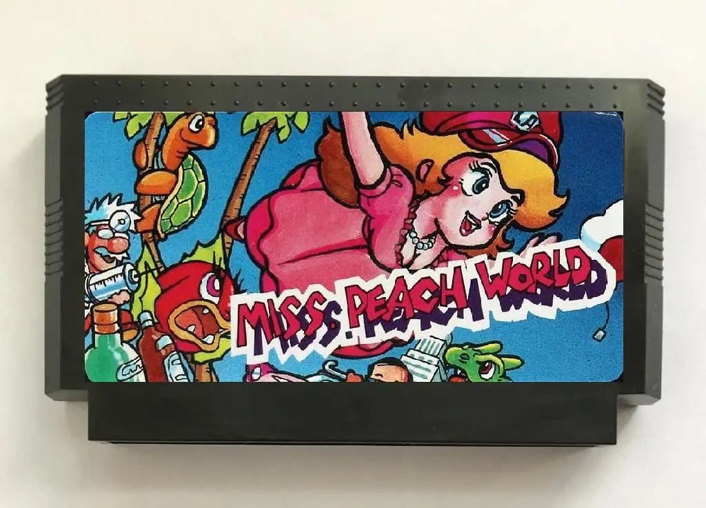 Cartucho de Jogo do Mundo da Miss Peach para o Console do Nes – fc