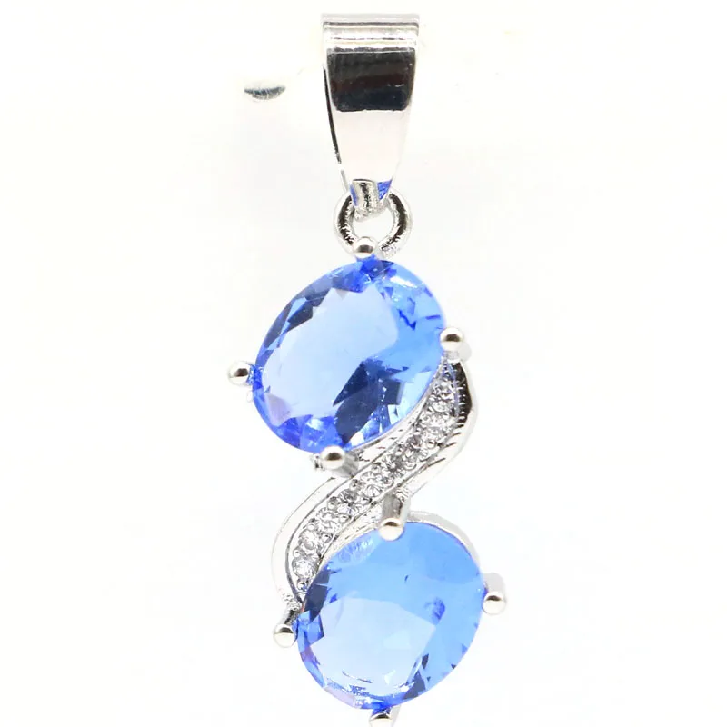 35x10 мм Ювелирные изделия из жемчуга набор создан фиолетовый танзанит белый