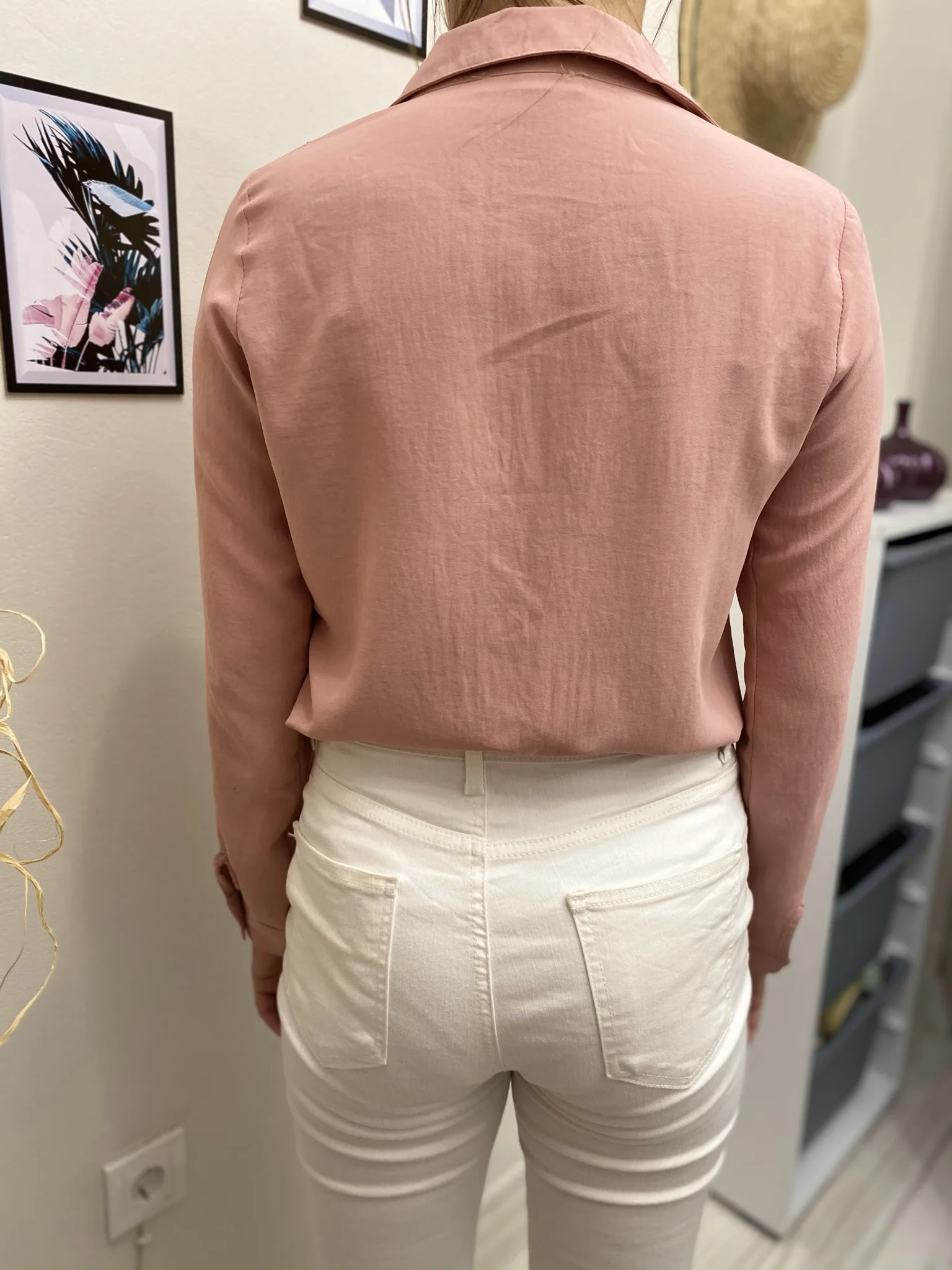 Women Shirts Cotton Tops and Blouses Long Sleeve Ladies Shirts Pink Office Wear женская розовая рубашка