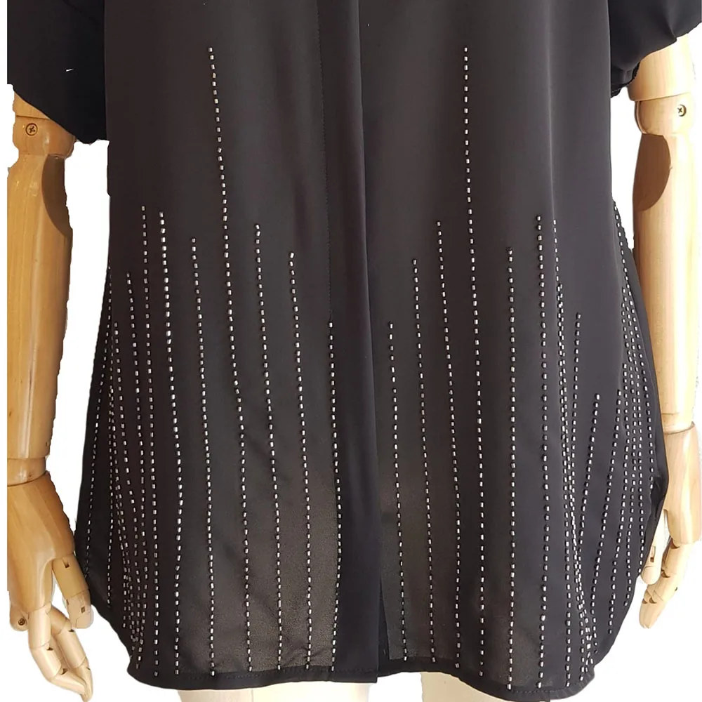 Женская модная летняя одежда Hanezza большого размера 2021 элегантные тканые рубашки