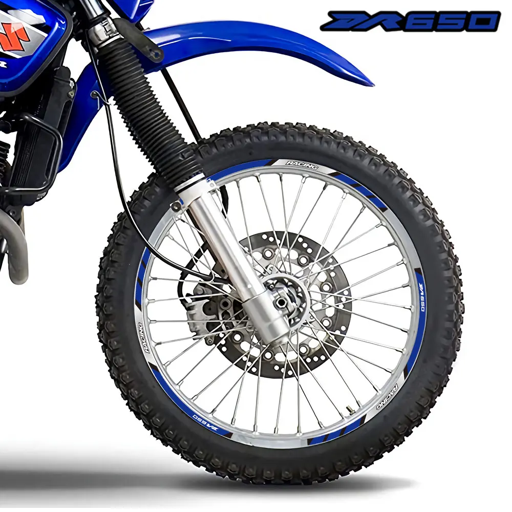 

For SUZUKI DR650 S SE DR 650 High quality "21 "17 inch Off-road Motorcycle Wheel Sticker Decal Reflective Rim Bike Suitable