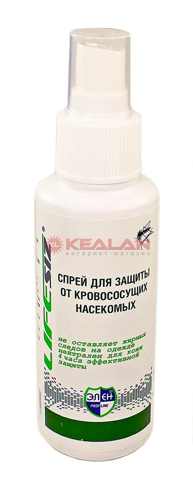 LIFESIZ ЭЛЕН спрей от кровососущих насекомых 100 мл. |