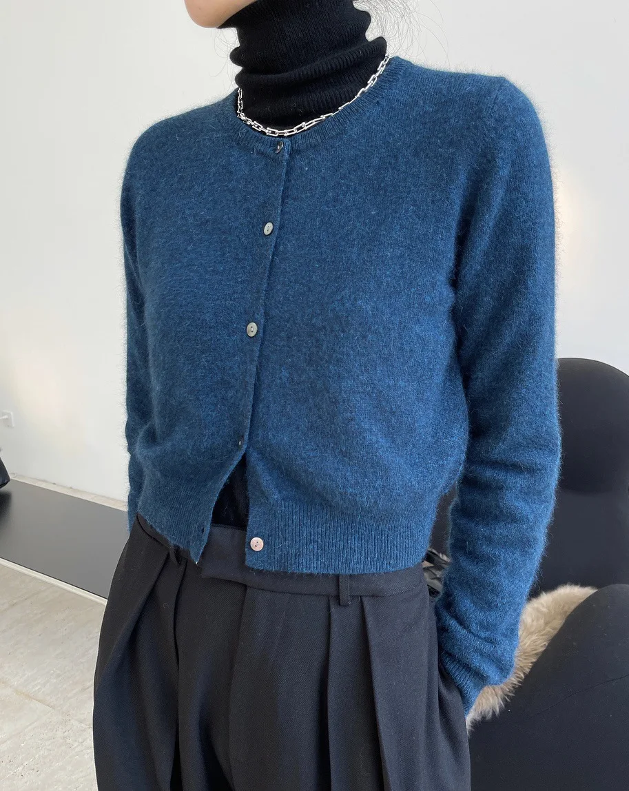 

new woman cardigan O-neck loveMODA