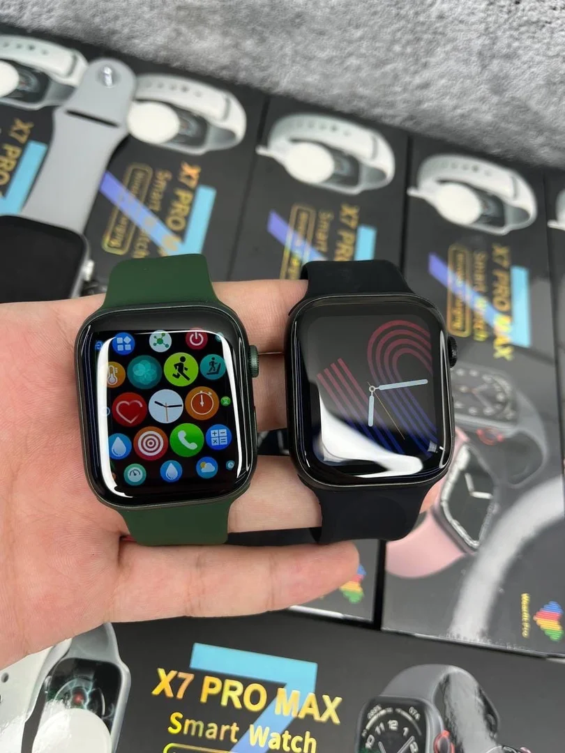 Смарт часы x7 pro max экран HD 1.8 дюйм 45 мм Bluetooth звонки/Smart watch 7 series/уведомления из