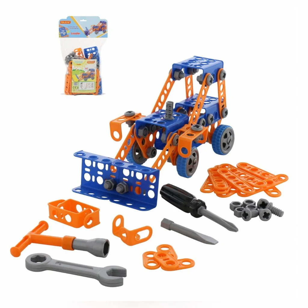 Designer inventor tractor loader No. 1 141 element in the package | Игрушки и хобби