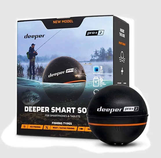 Беспроводной эхолот DEEPER SONAR PRO+2 (WI-FI GPS) | Рыболокатор