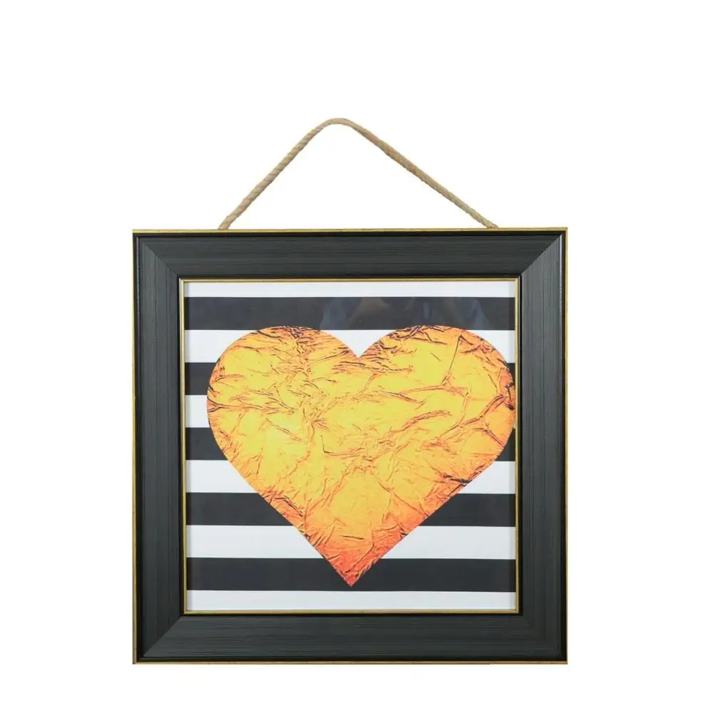 

Digital Printed Table Wooden Framed Glass Heart