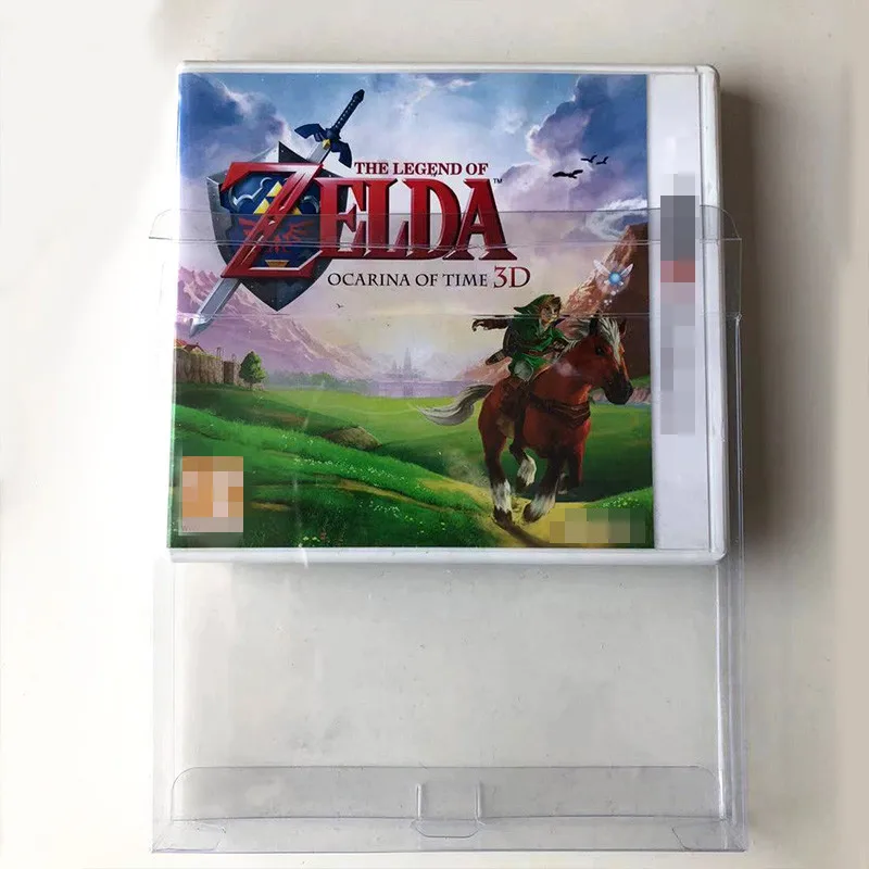 Защитная крышка коробки для 3DS 2DS (XL) NDS NTSC игр изготовленные на заказ прозрачные