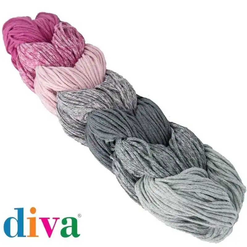 Algodão estampado Macrame Puzzle Corda - 250g 200m Multicolor Corrente 19 Opções de cores Decoração portas e paredes Bolsa Almofada Festa