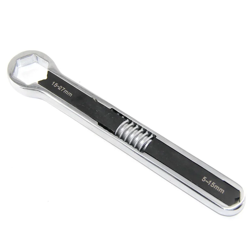 

9.5 inch MultiFunction Total Wrench Universal Wrench 24-in-1 5-15mm and 15-27mm Auto Repair Tools