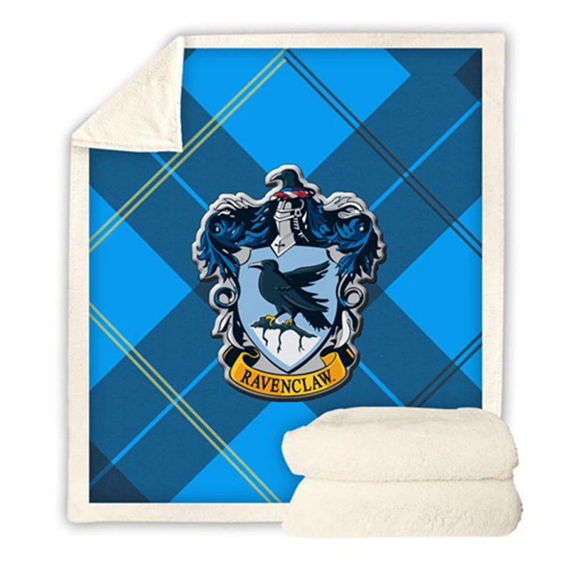 Плюшевое покрывало с волшебным рисунком из аниме фильма шерпа флисовое домашнее