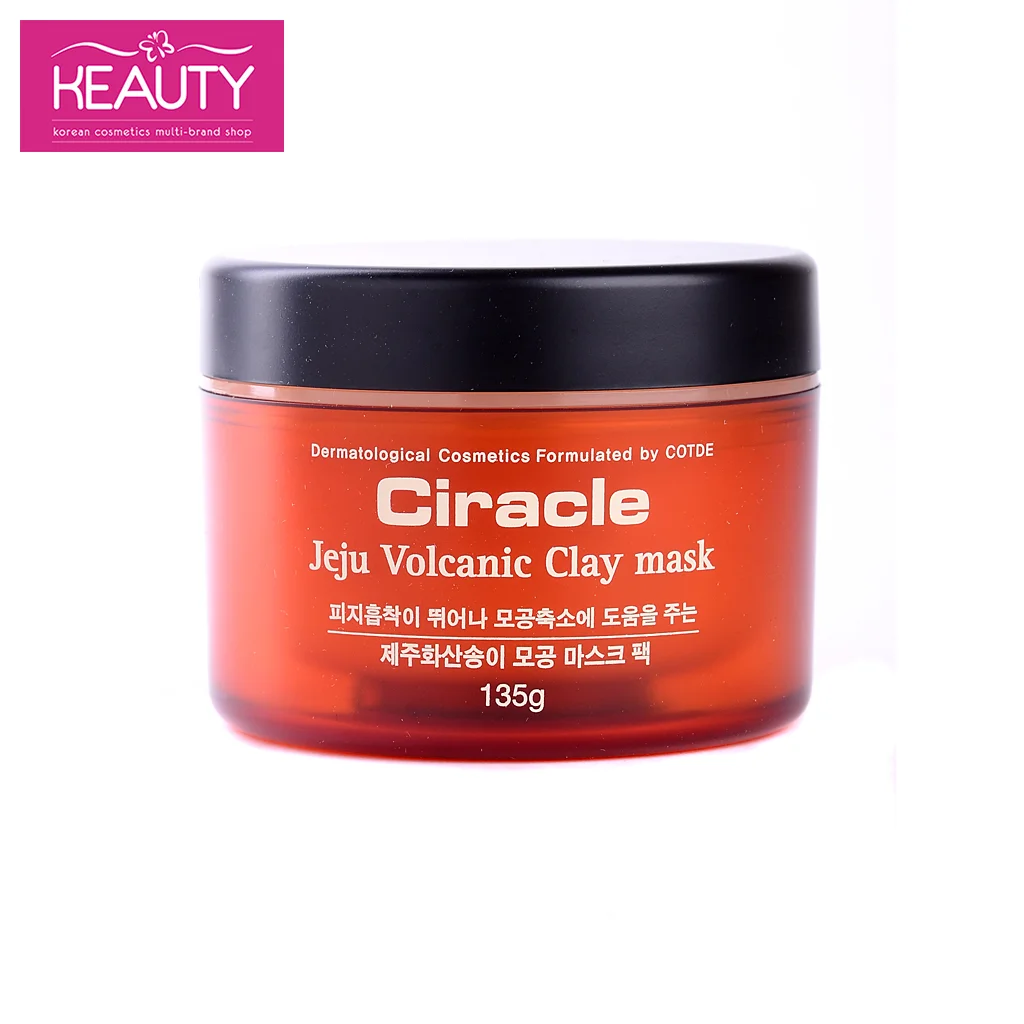 CIRACLE Blackhead Маска из вулканической глины чеджу 135г|Средства для ухода и маски| |