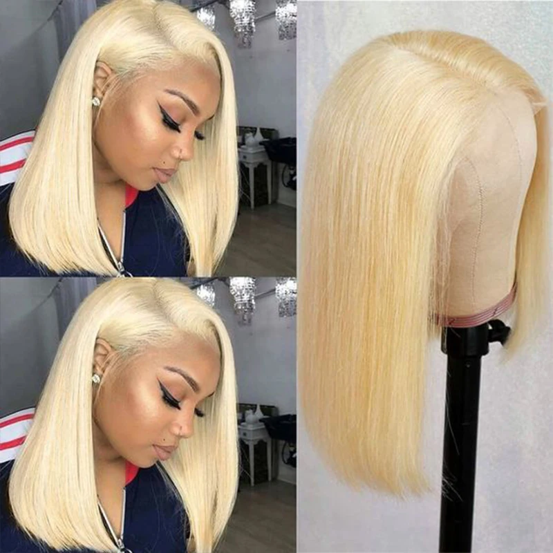 

613 блонд короткий боб парик синтетические кружевные передние парики для черных женщин безклеевые термостойкие волосы парики на каждый день