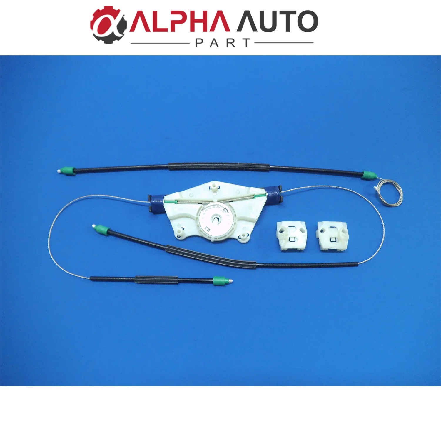 

Front LEFT Door Window Regulator Repair Kit For Volkswagen Golf 4