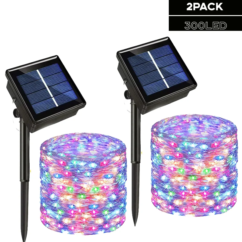 

Solar String Lights Outdoor Waterproof Fairy Lights with 8 Lighting Modes for Garden Patio Trees Christmas Wedding Party Decor