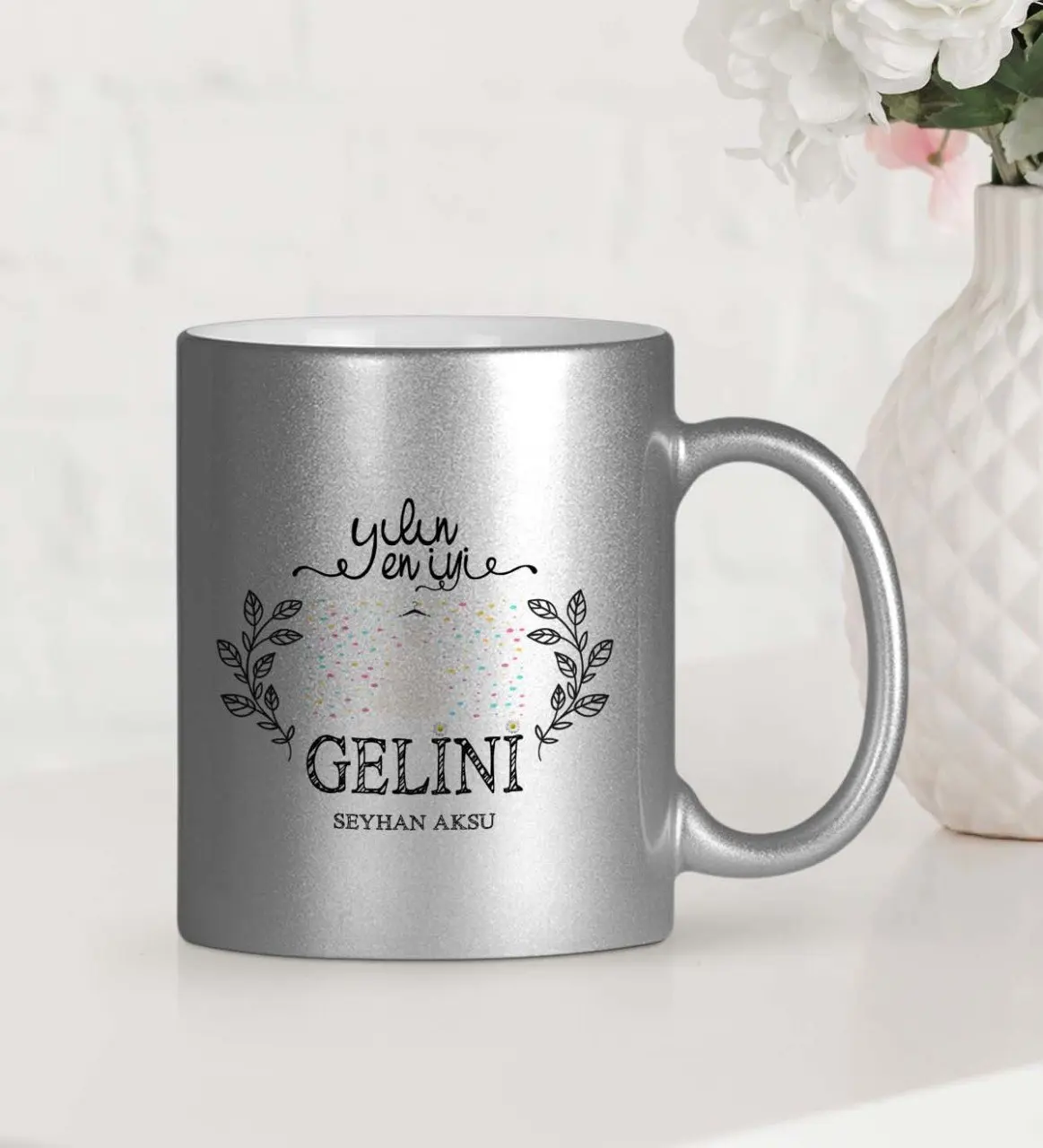 

Персонализированные лучший год невесты Серебряная позолоченная кружка чашка