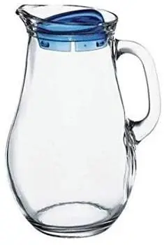 

Pasabahce 80119, 61 3/4 oz Glass Jug, Pitcher with Handle, Juice Water Soda Old-Fashioned Classic Beverage Pitcher/Carafe