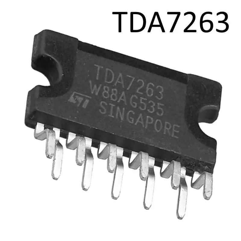 TDA7263 ST Microelectronics Стерео аудио усилитель мощности с функцией отключения 2x12Вт 28В 8Ом