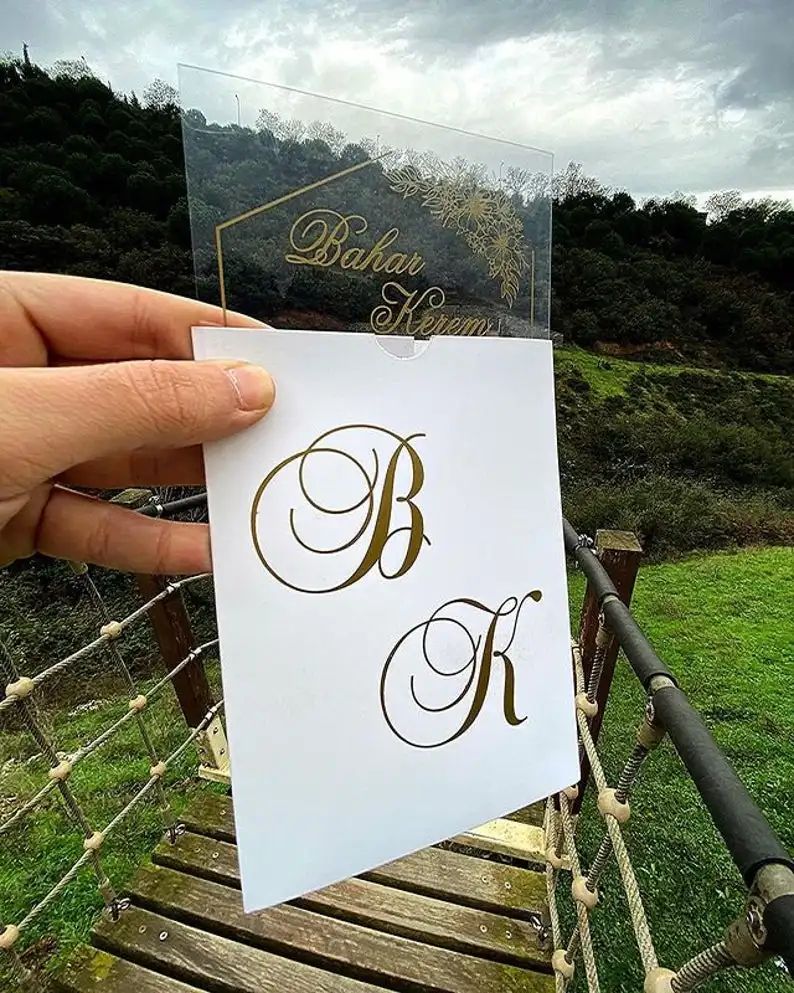 Tarjeta de invitaci&oacute;n de cumplea&ntilde;os hecha a mano, 100 unidades, fiesta de boda personalizada, Navidad, evento, temporada de boda, parte de fairylique, 2021-1