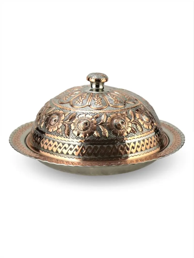 

Miray Lux Tura Engraved Copper Sahan 35 cm