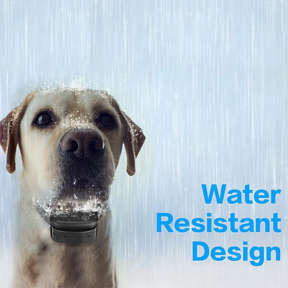 Водонепроницаемый и Перезаряжаемый ошейник для дрессировки собак с