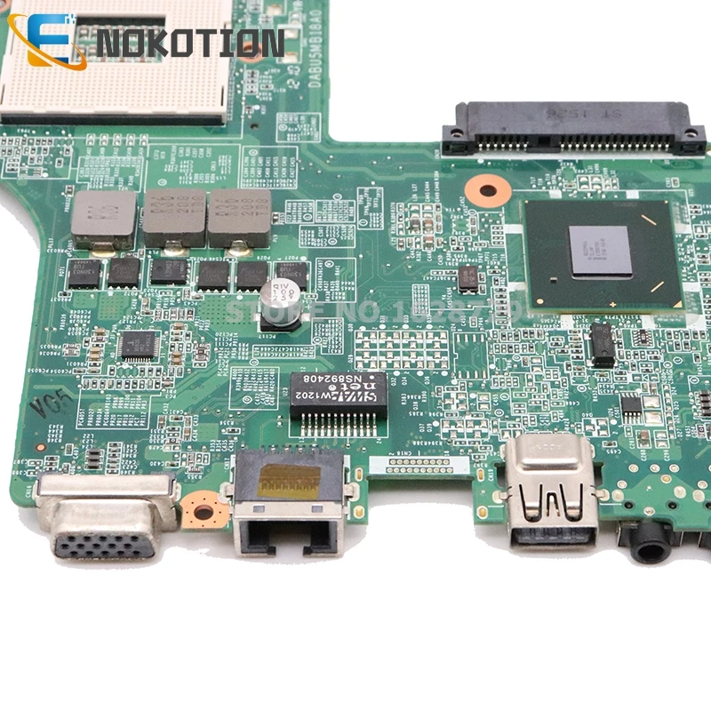 NOKOTION материнская плата для ноутбука TOSHIBA Satellite L730 L735 A000095030 DABU5MB18A0 основная плата HM65 UMA DDR3 полностью протестирована