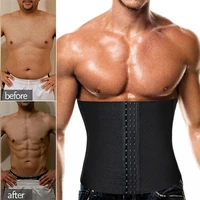 men body shaper waist trainer corset slimming underwear sweat belt weight loss reductive girdle fat burner fitness shapewear