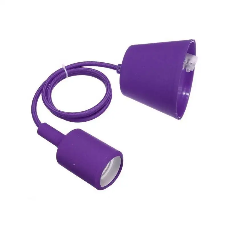 E27 патрон подвесной дверной потолочный светильник силиконовый холст|Настенные