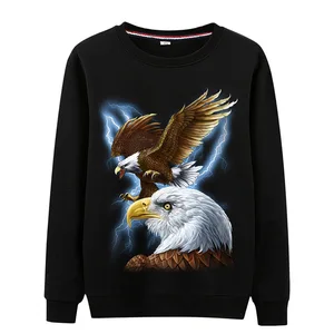 Мужские толстовки с капюшоном RL Animal Wolf, черный пуловер с круглым вырезом, тонкая мужская верхняя одежда, толстовка, мужская одежда на весну и осень 2020