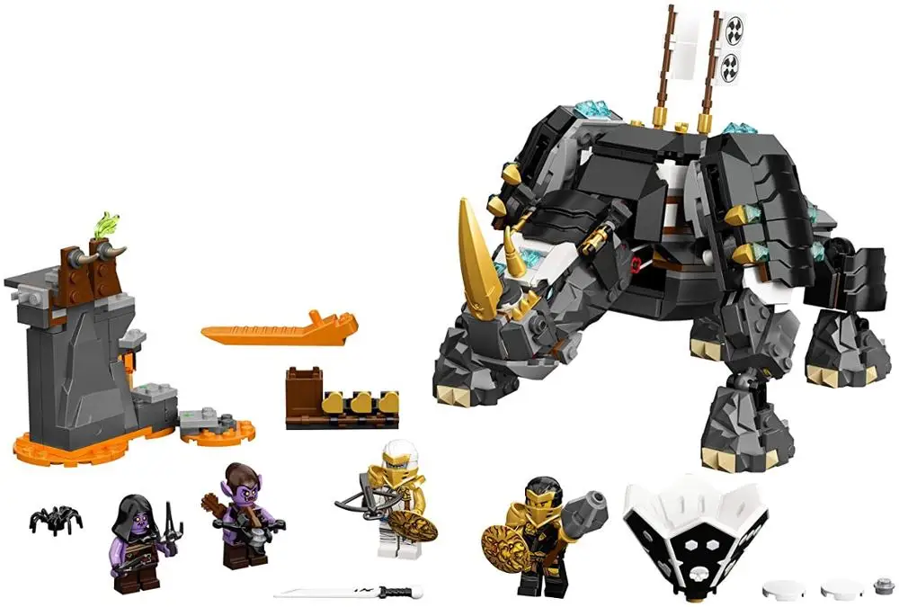 

LEGO NINJAGO Zanes Mino Creature 71719 Board Game Adventure, Ninja Building Set for Kids, New 2020 (616 Pieces)